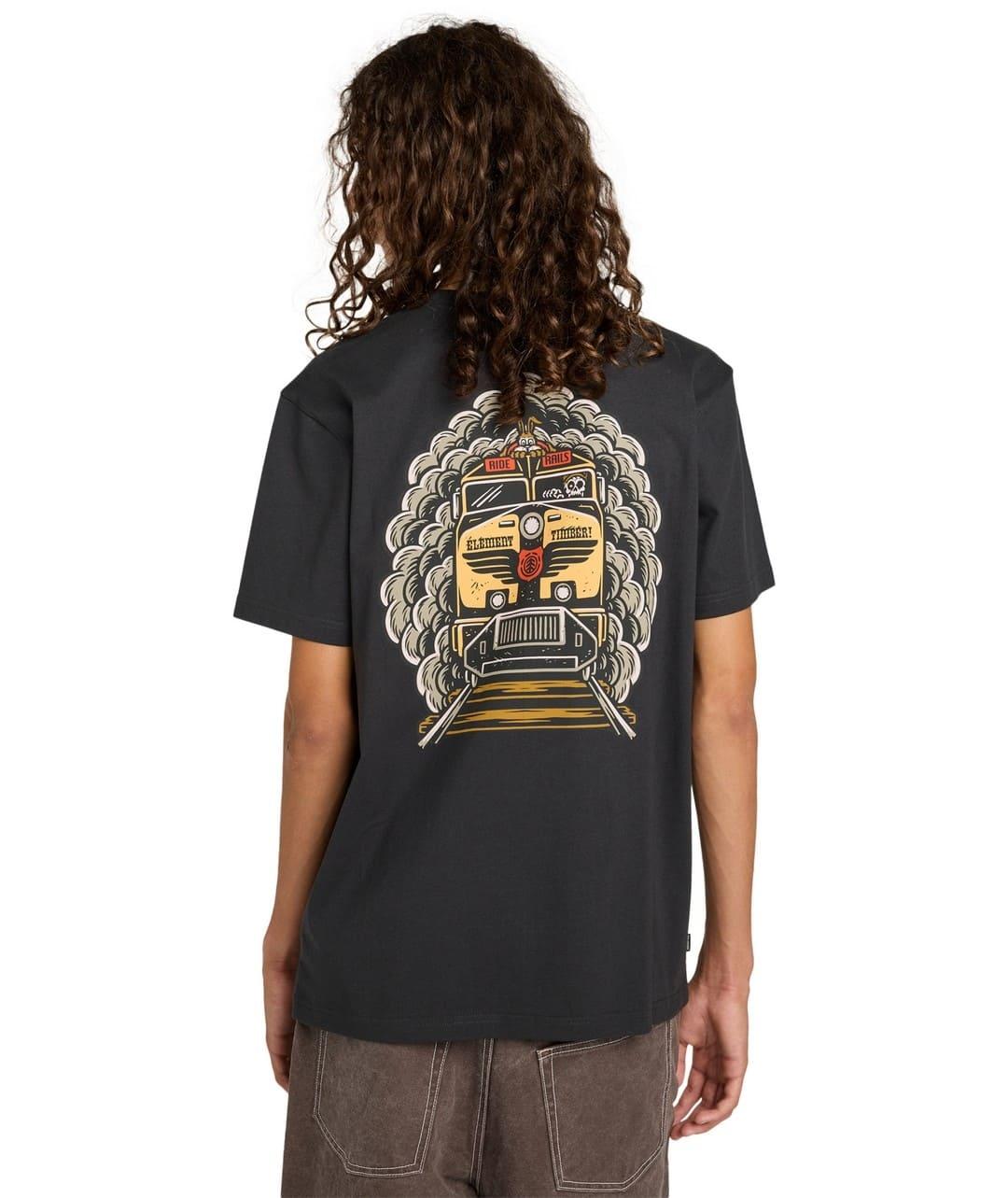 Camiseta Element Timber Freight Train Ss Hombre