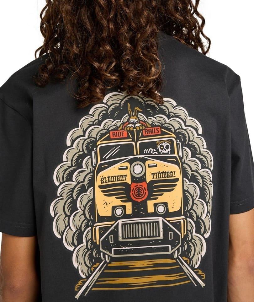Camiseta Element Timber Freight Train Ss Hombre
