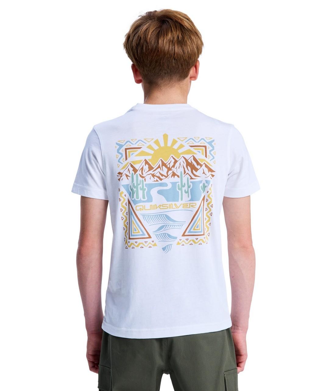 Camiseta Quicksilver Ev Desert Waves Ss Niño