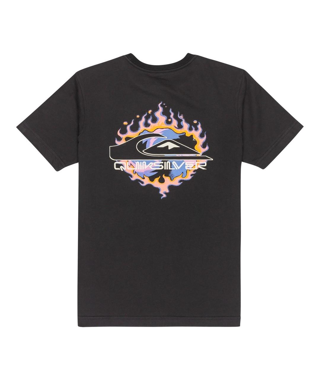 Camiseta Quicksilver Ev In Flames Ss Niño
