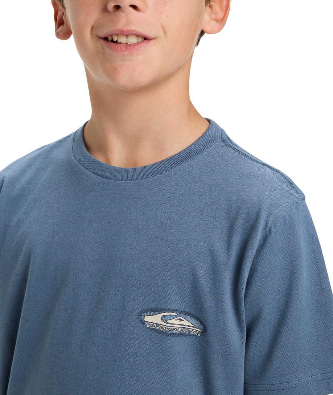 Camiseta Quicksilver Evo Border Line Ss Niño