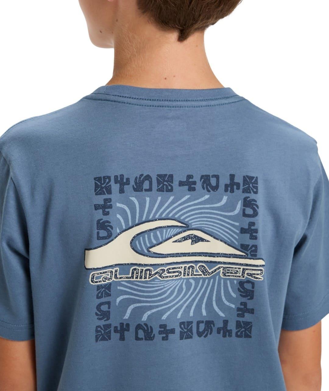 Camiseta Quicksilver Evo Border Line Ss Niño