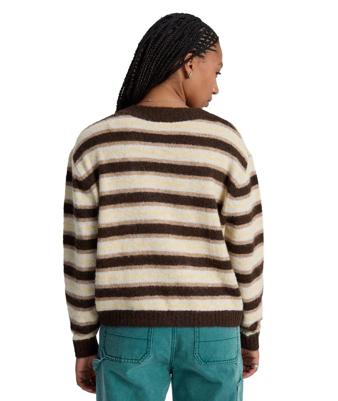 Jersey Quicksilver Bukit  Cardigan Mujer