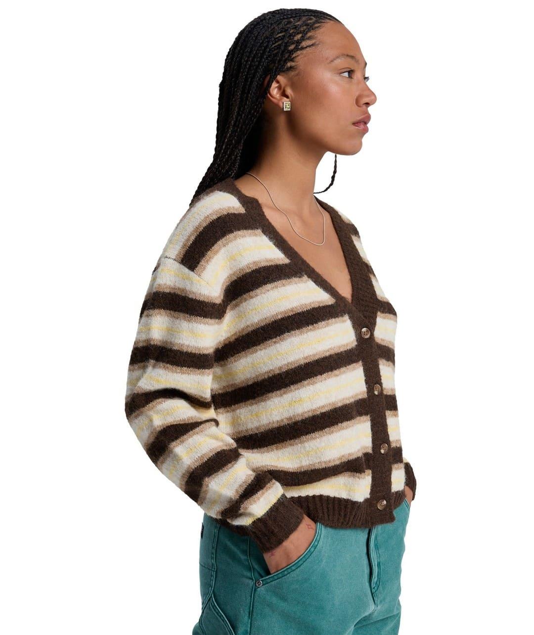 Jersey Quicksilver Bukit  Cardigan Mujer