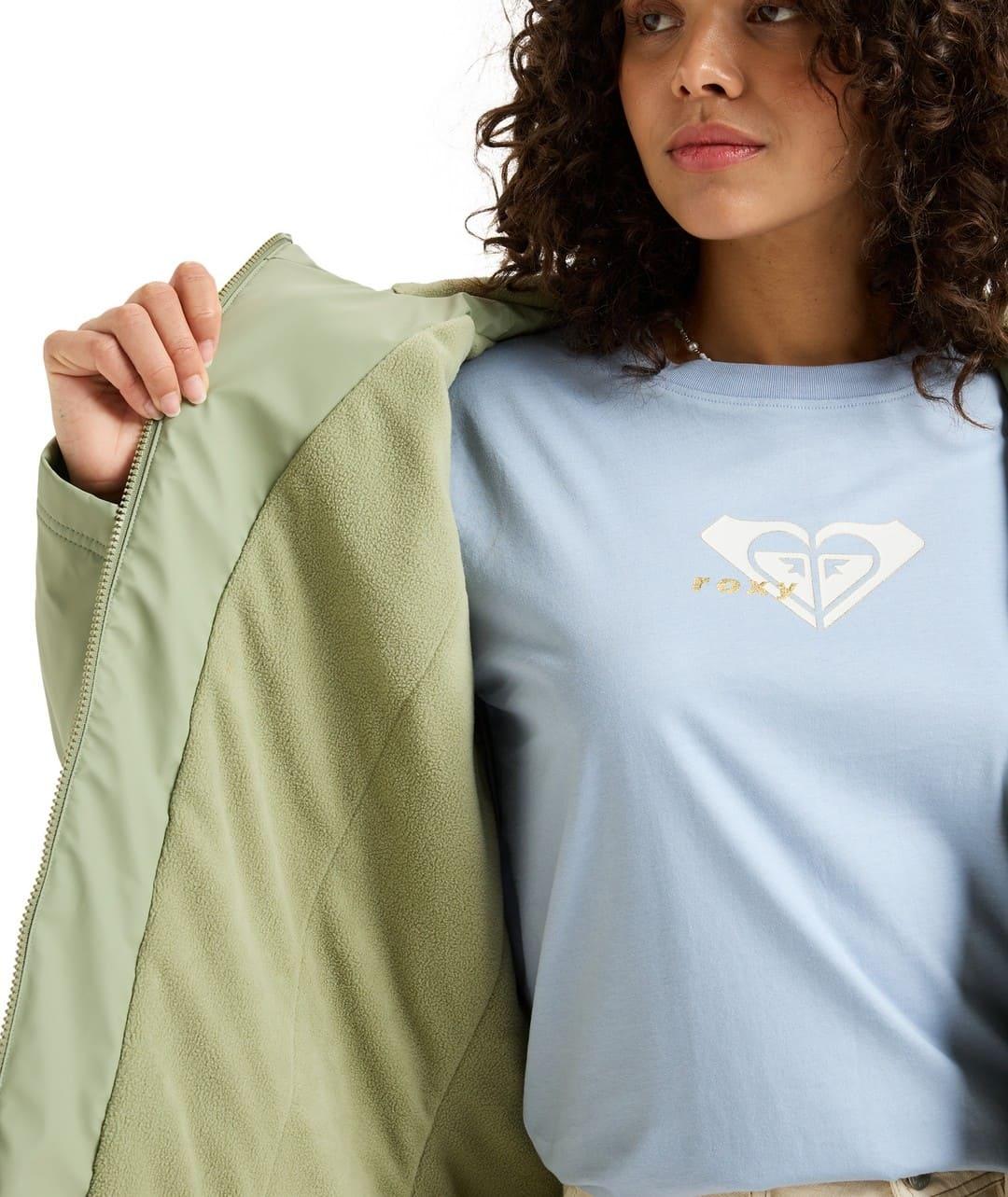 Abrigo Roxy Rain Road Mujer