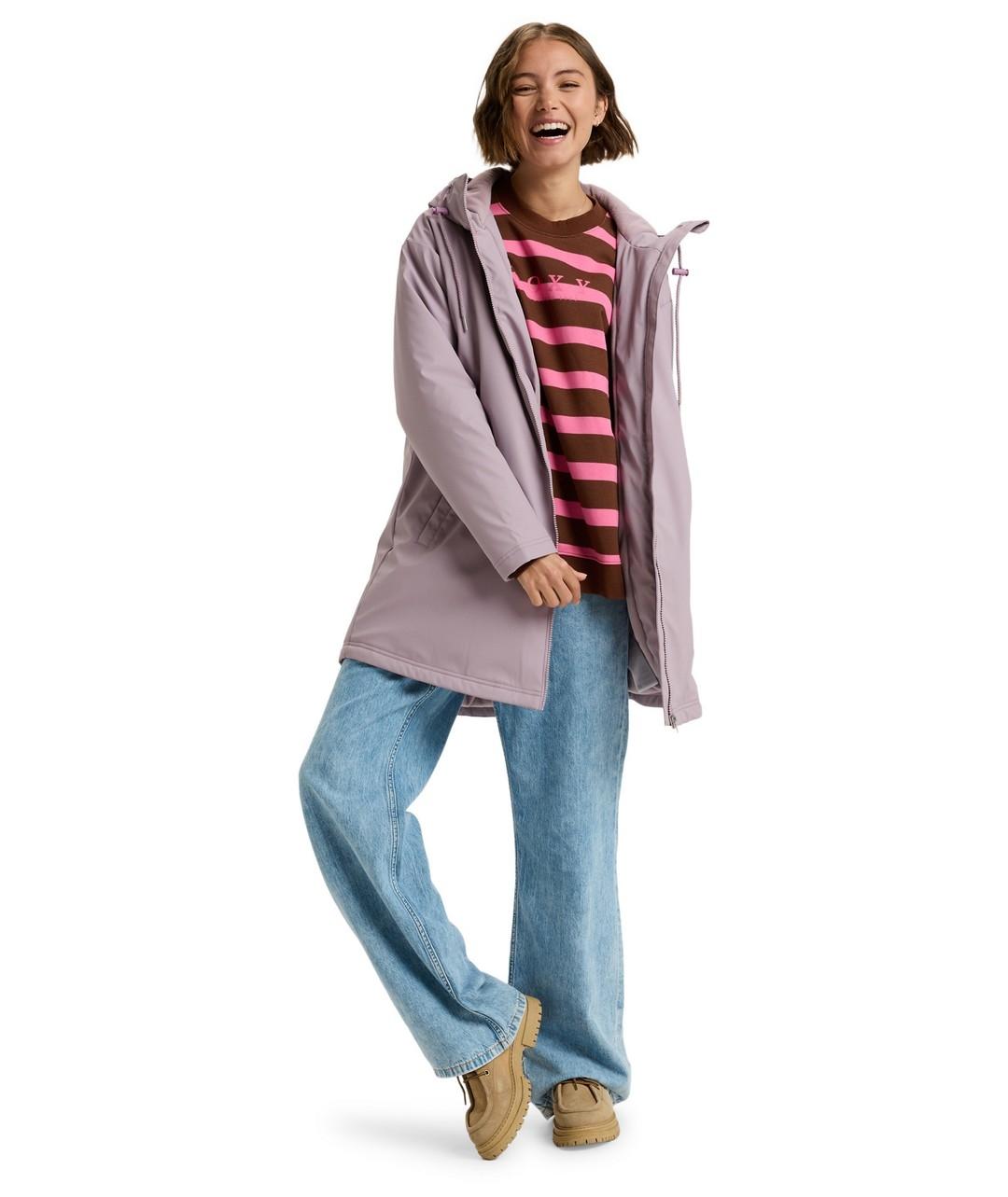 Abrigo Roxy Rain Road Mujer