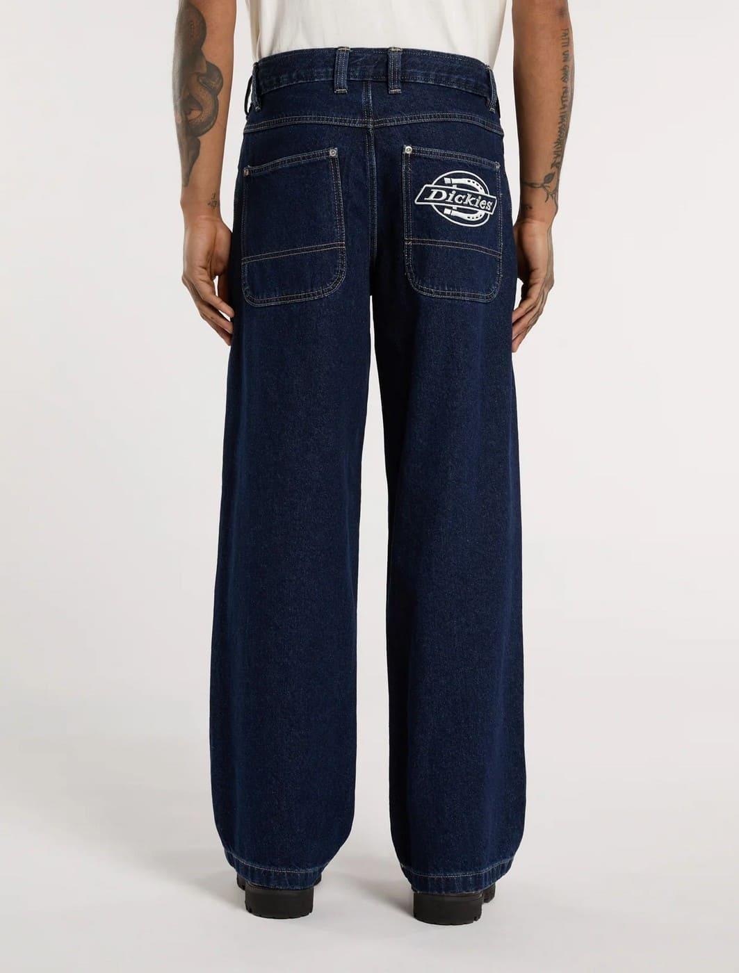 Pantalon Dickies Hilham Denim Dark Indigo Hombre
