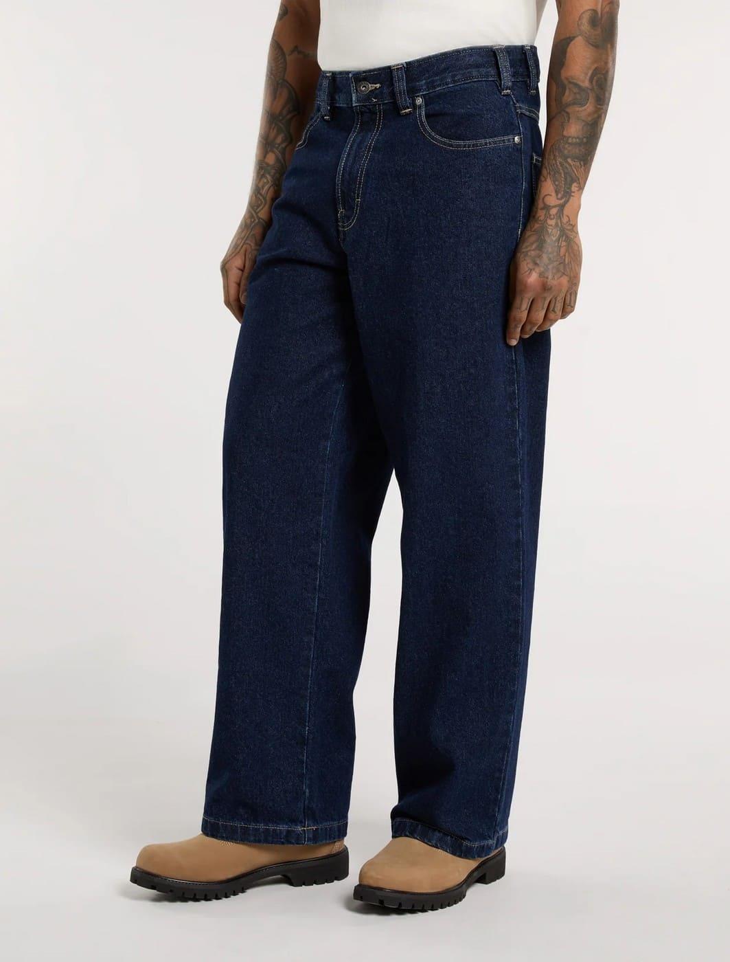 Pantalon Dickies Hilham Denim Dark Indigo Hombre