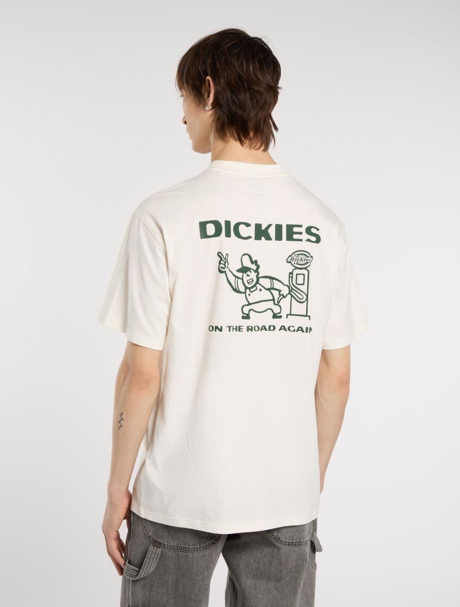 Camiseta Dickies Burns Tee Ss Egret Hombre