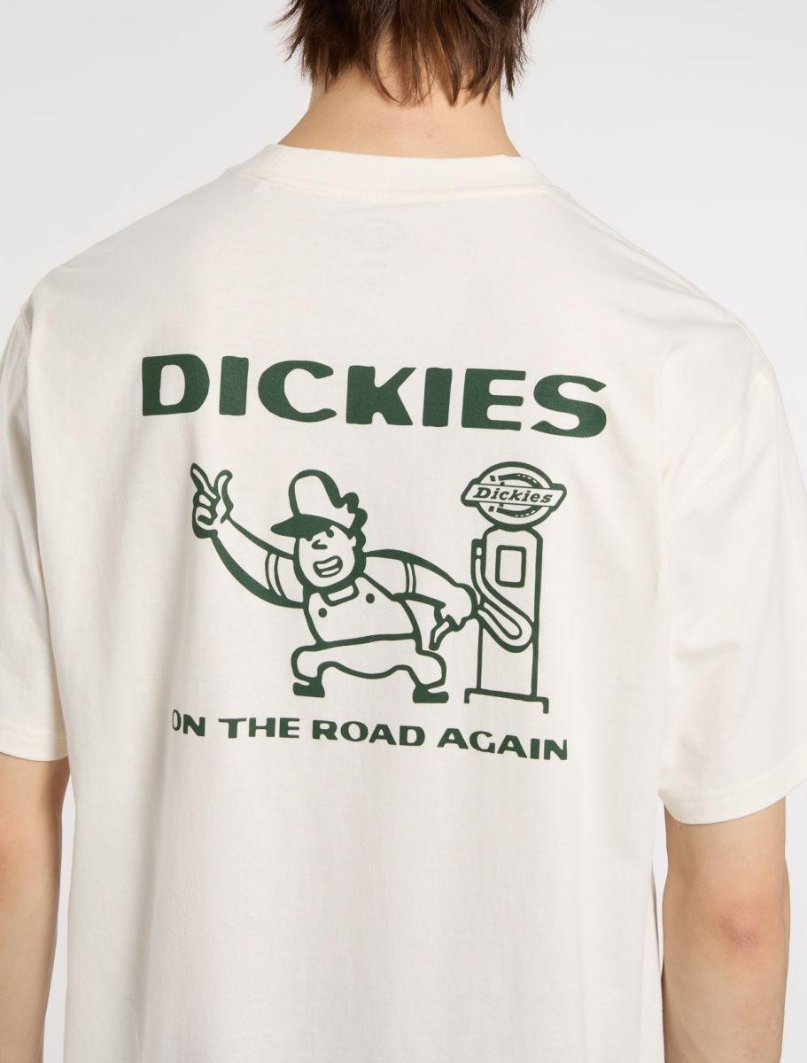 Camiseta Dickies Burns Tee Ss Egret Hombre