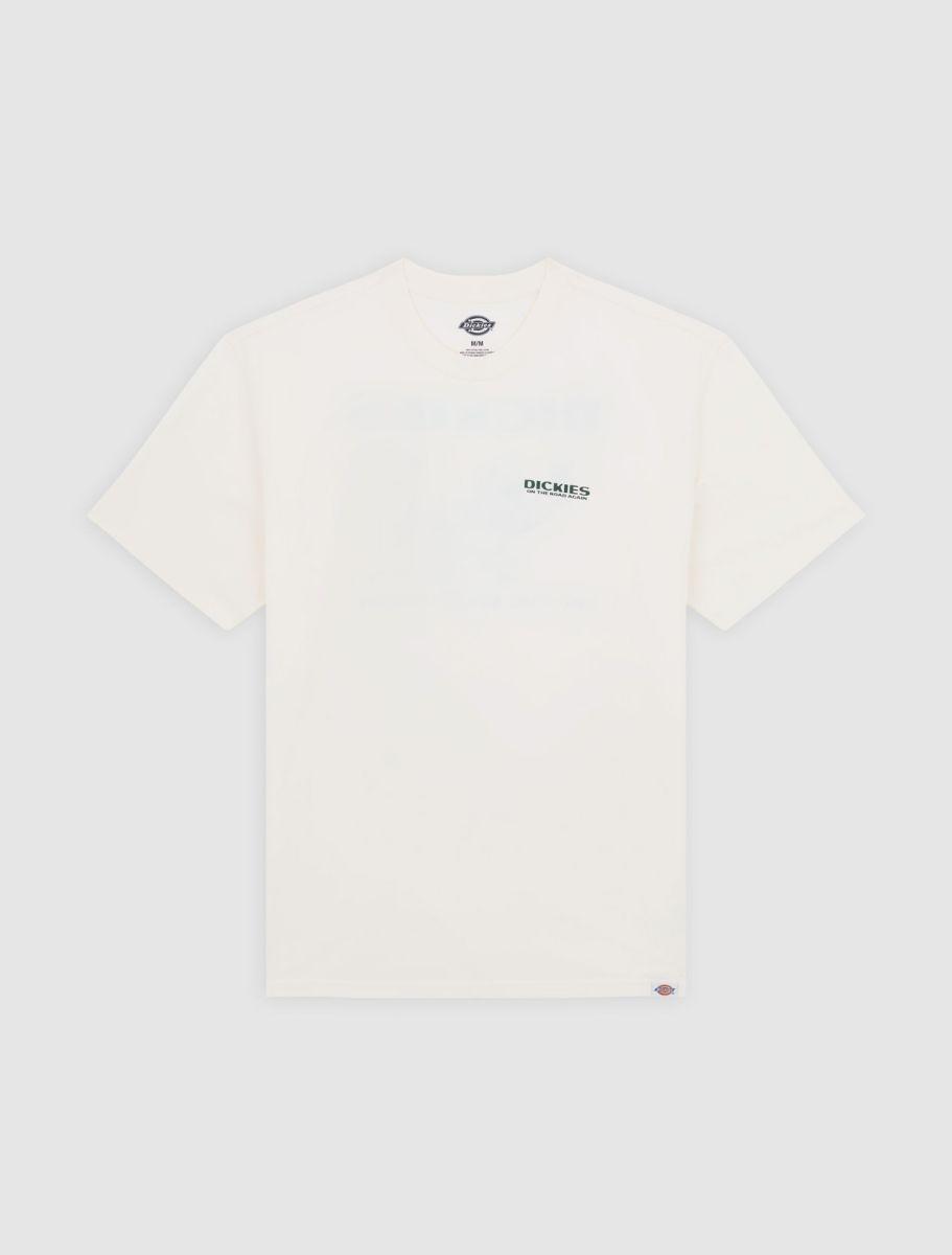 Camiseta Dickies Burns Tee Ss Egret Hombre