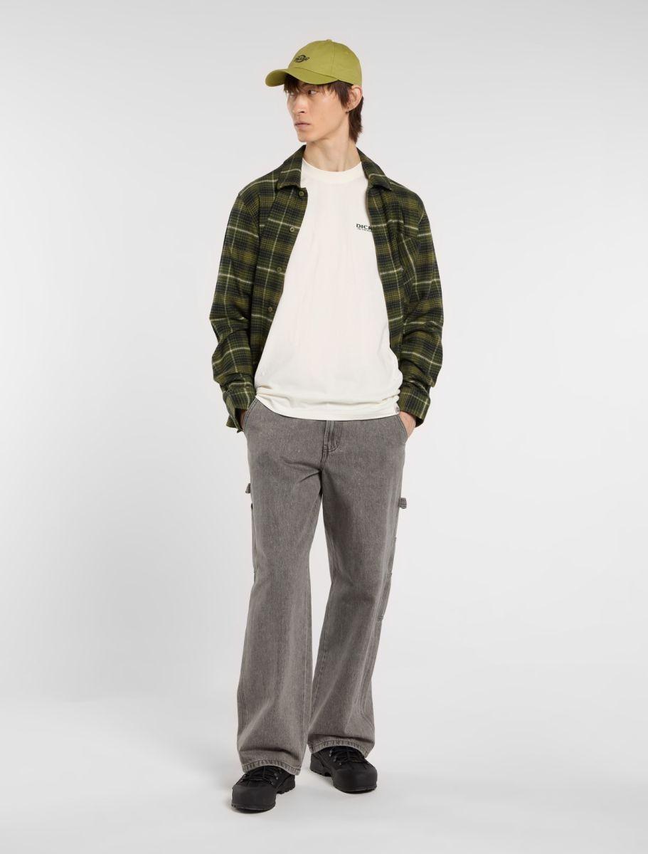 Camiseta Dickies Burns Tee Ss Egret Hombre