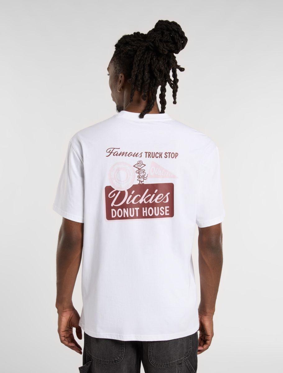 Camiseta Dickies Donut House Tee Ss White Hombre
