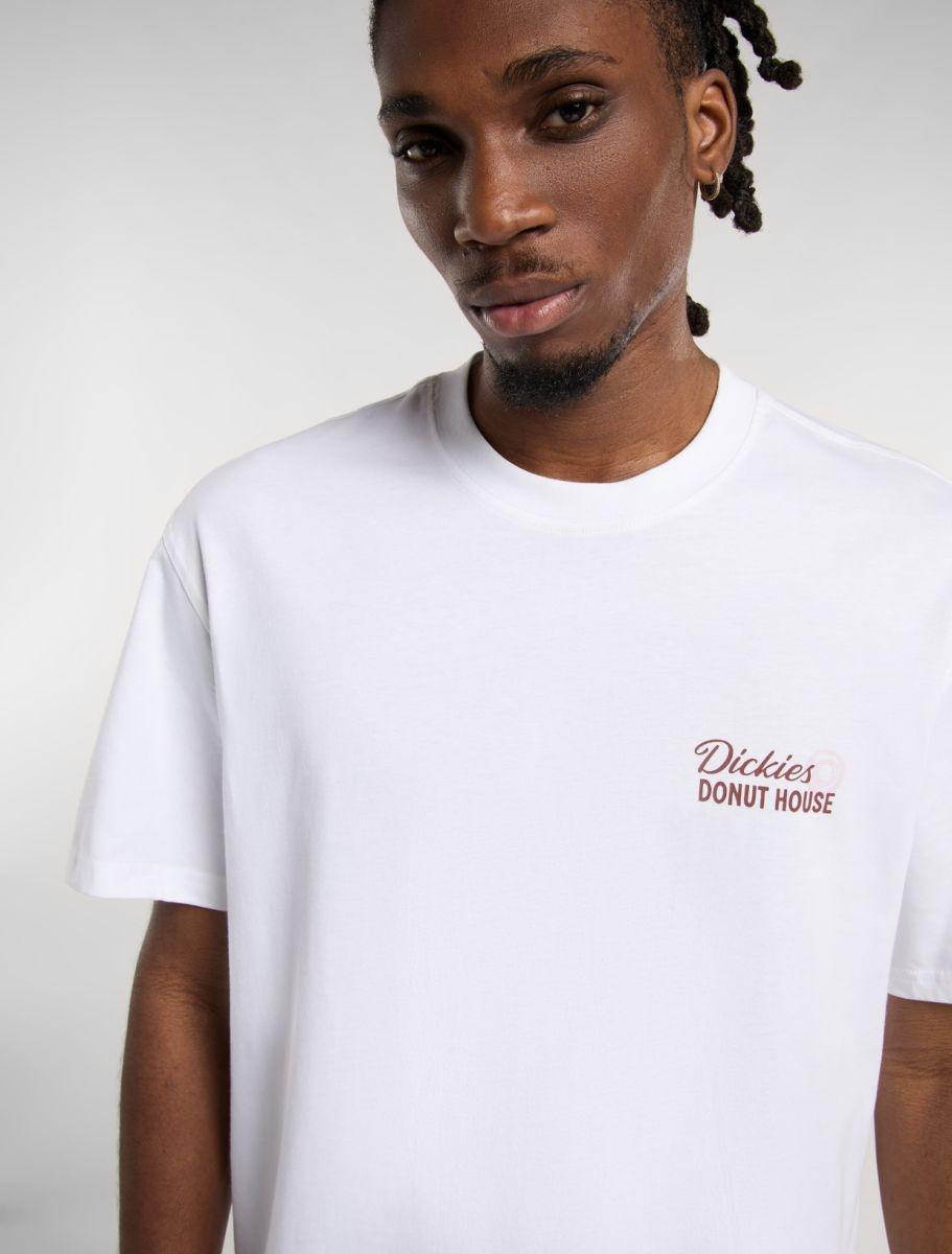 Camiseta Dickies Donut House Tee Ss White Hombre
