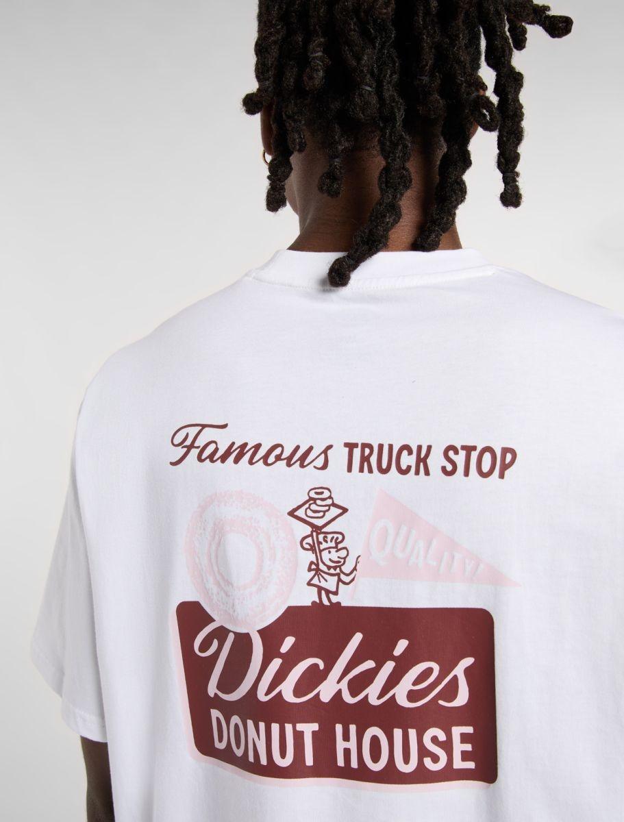 Camiseta Dickies Donut House Tee Ss White Hombre