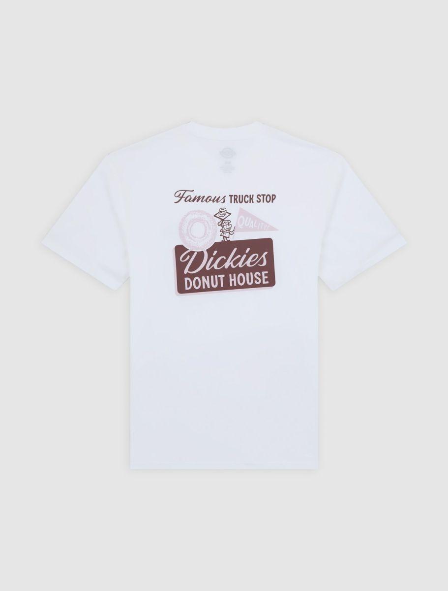 Camiseta Dickies Donut House Tee Ss White Hombre