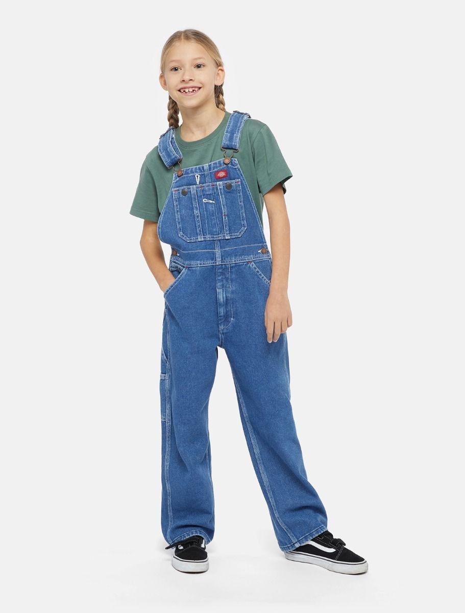 Peto Dickies Denim Bib Indigo Blue Niño