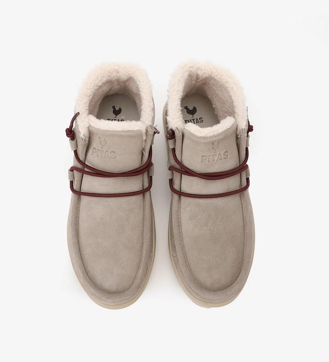 Botas Walk In Pitas Sydney Beige Mujer