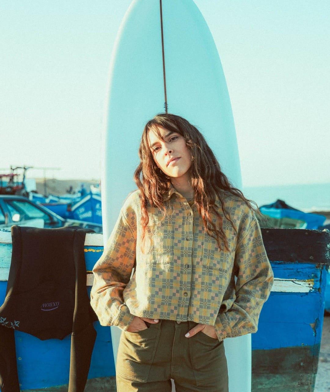 Camisa Oxbow Tile Mujer