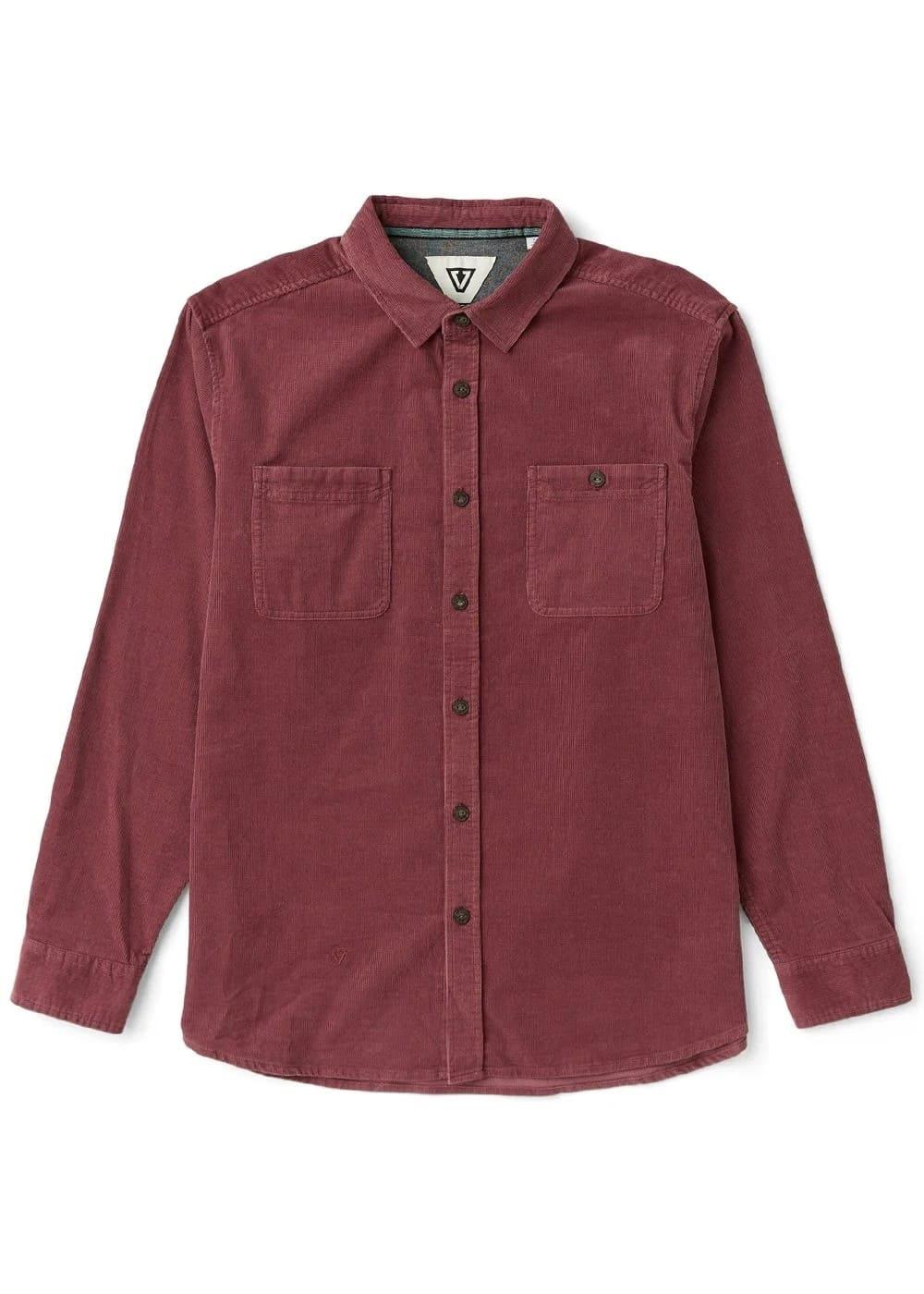 Camisa Vissla Rails Cord Hombre