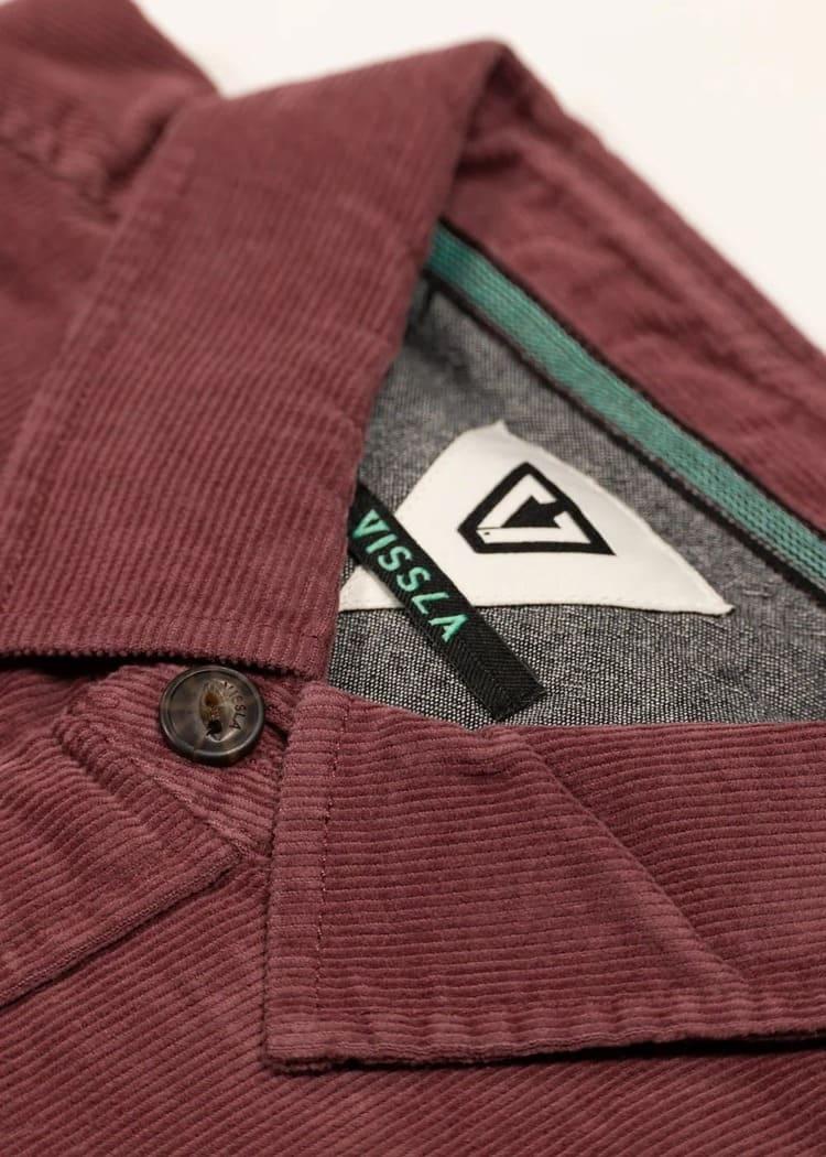 Camisa Vissla Rails Cord Hombre