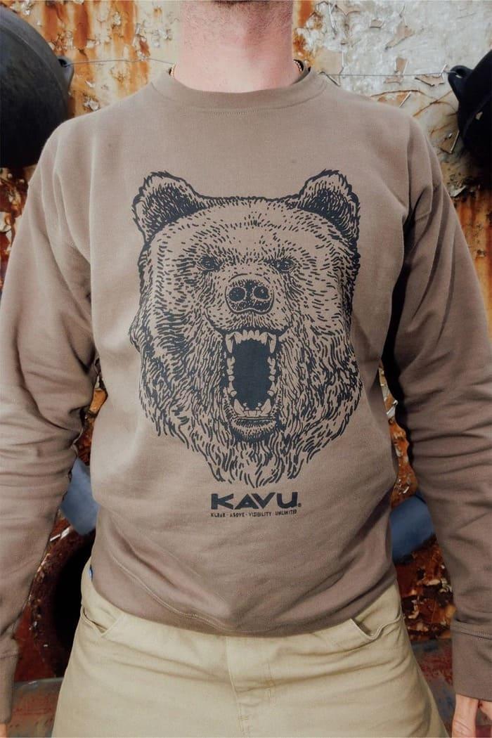 Sudadera Kavu Core Crew Hombre