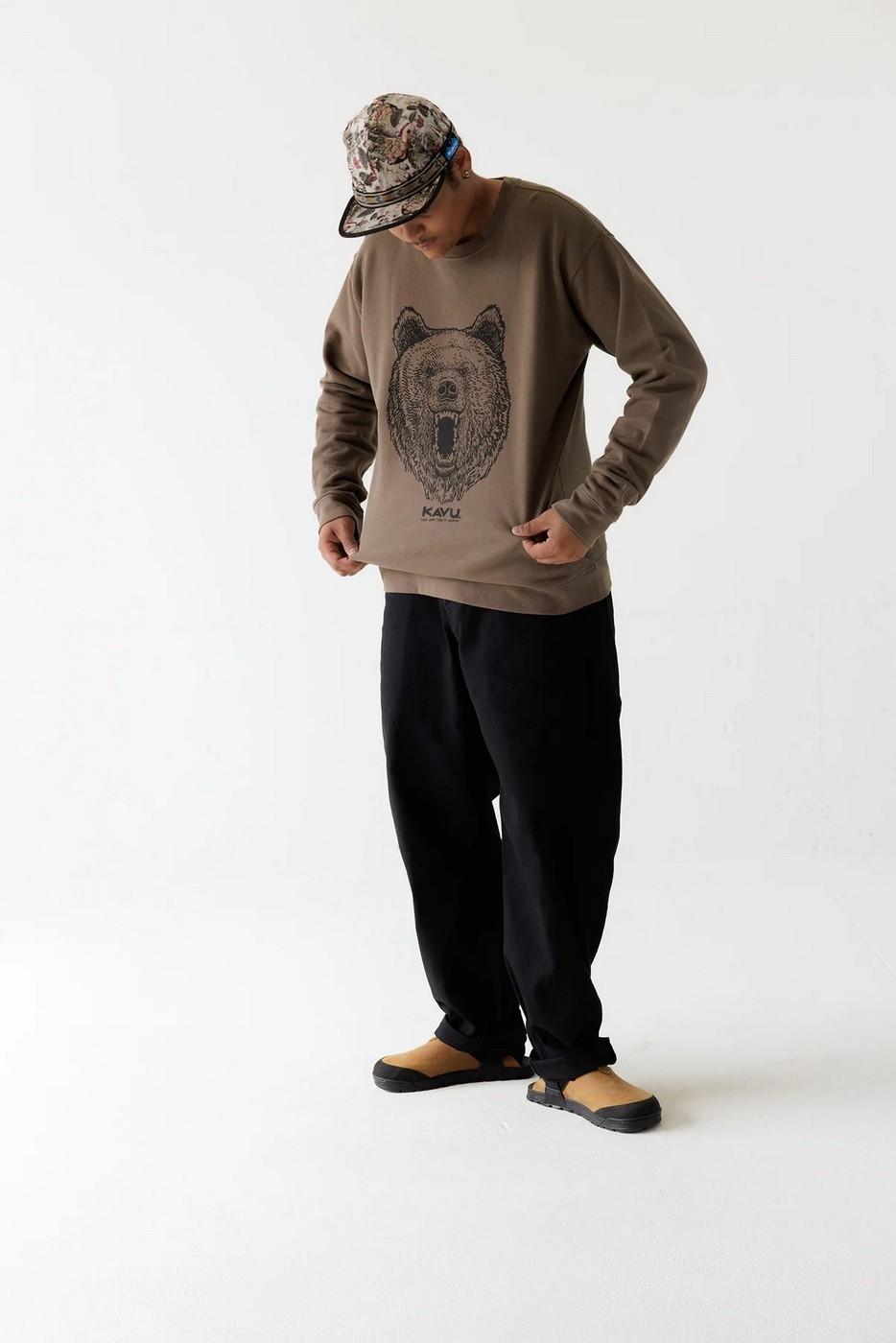 Sudadera Kavu Core Crew Hombre