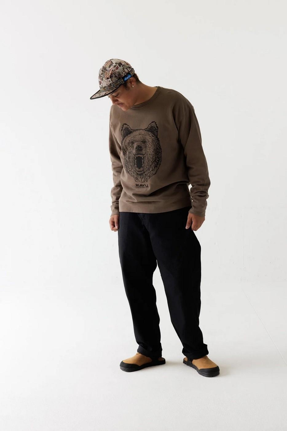 Sudadera Kavu Core Crew Hombre