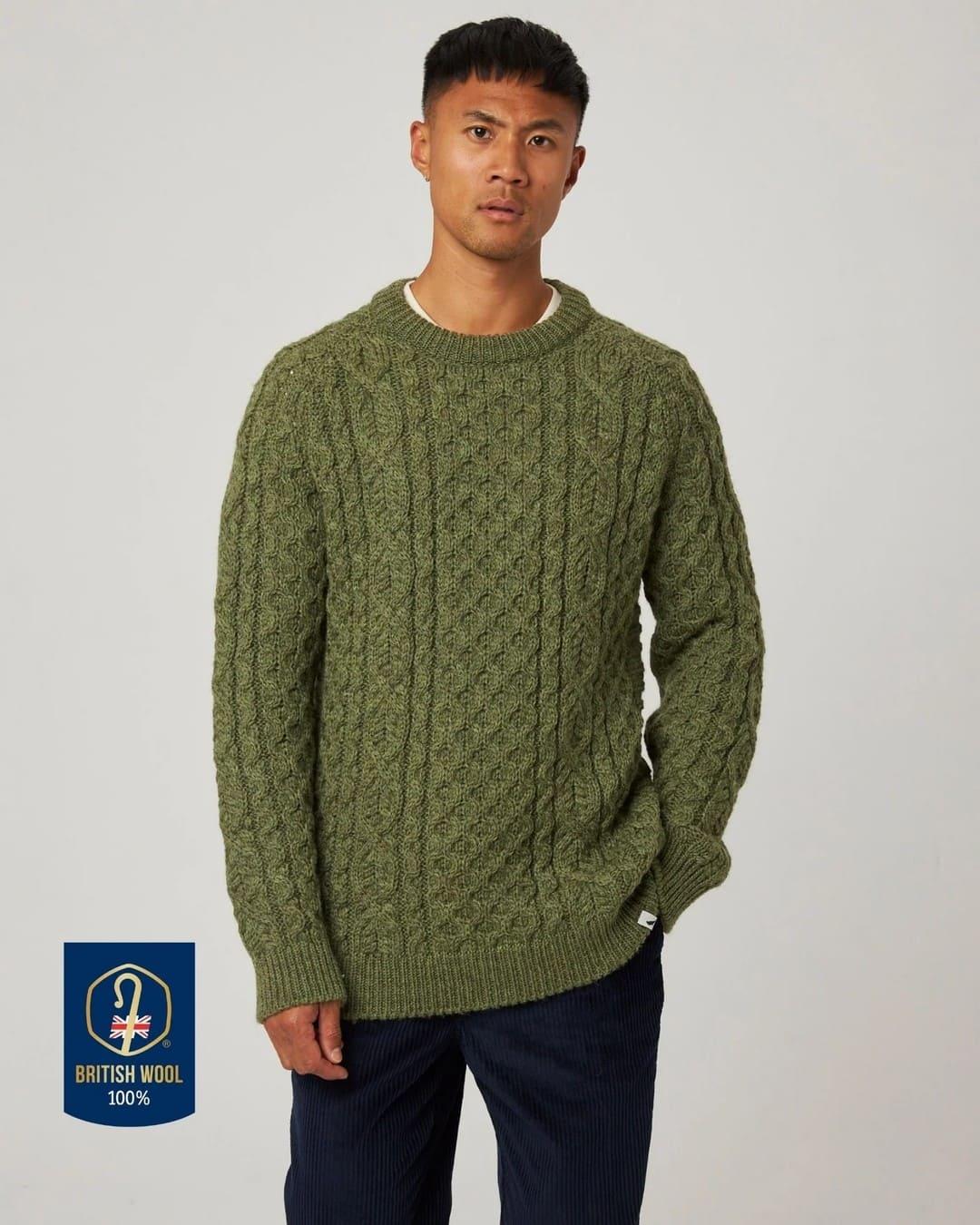 Jersey Peregrine Hudson Aran Hombre